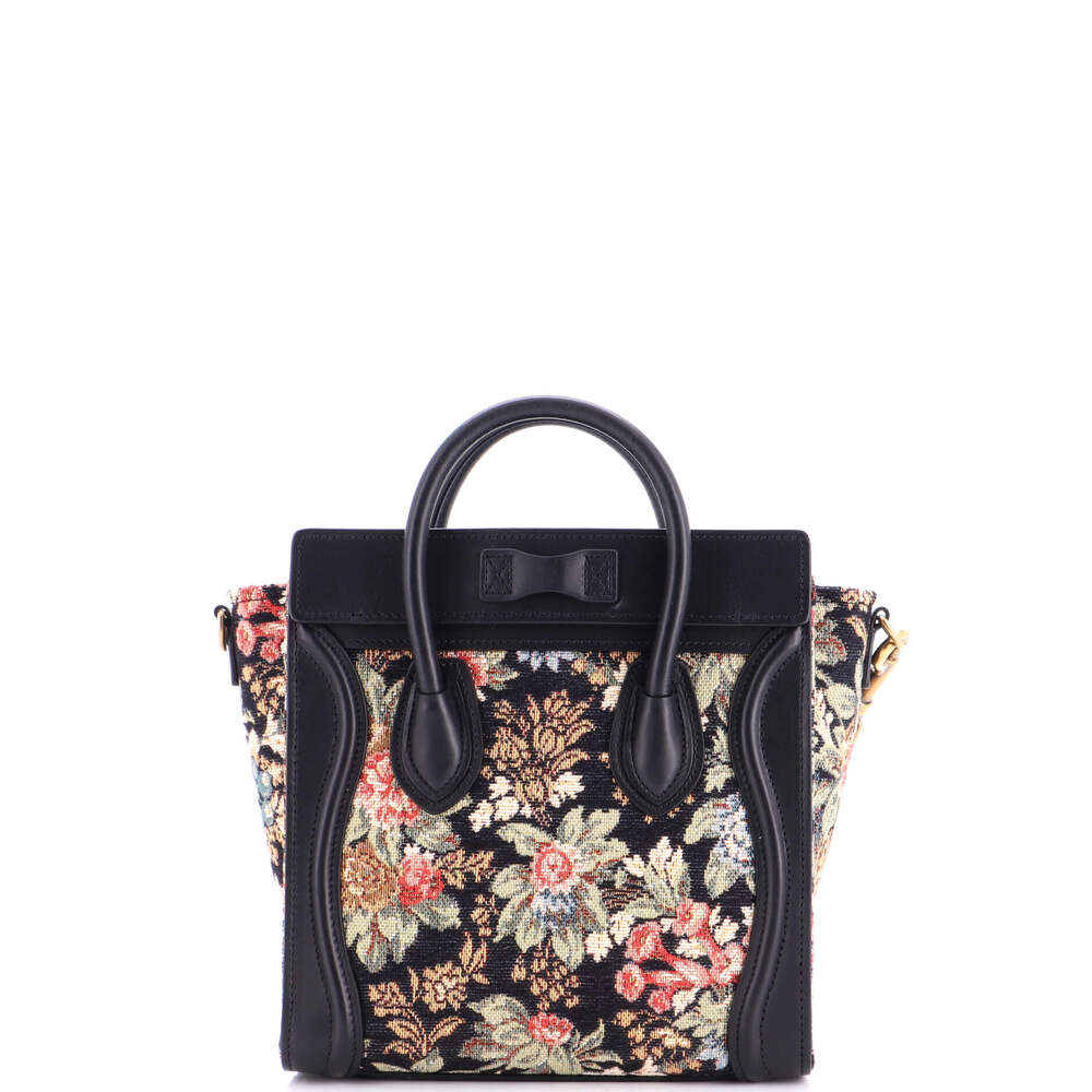 Celine Luggage Bag Printed Jacquard And #236323C20B - Picture 5 of 13